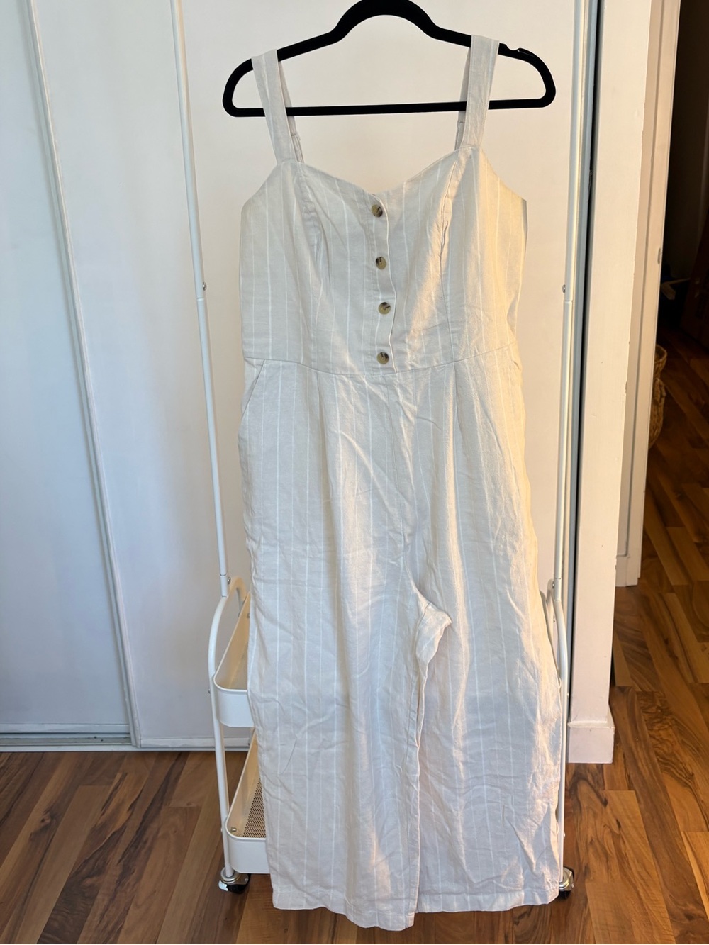 Old Navy | Cream Jumpsuit
